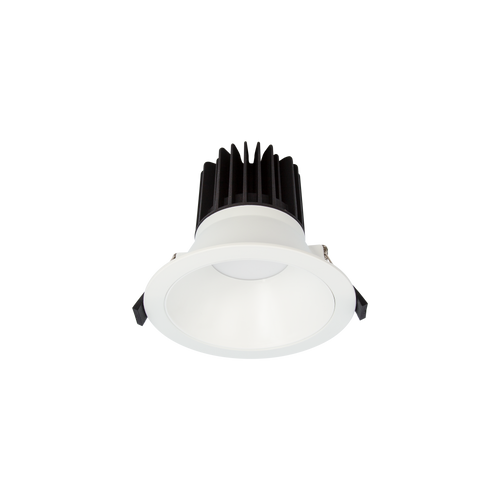 Design Standard Large Downlight Kit - Quad Wattage Wide Beam White 3K