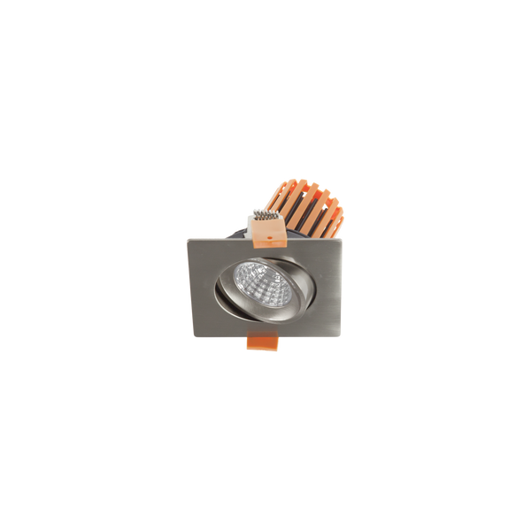 Smart Tilt Classic Square Downlight Kit Brushed Chrome 3000K