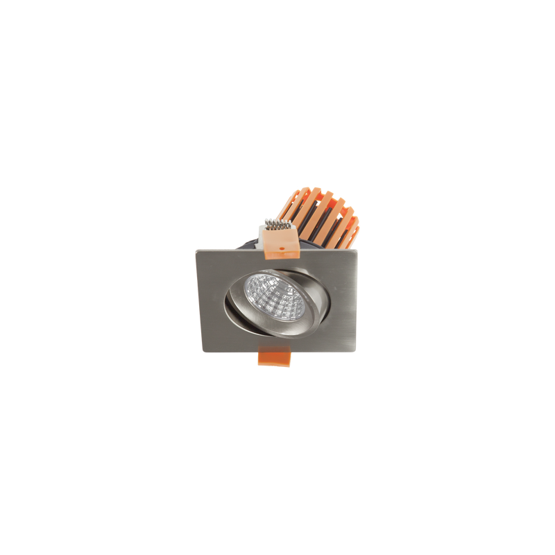 Smart Tilt Classic Square Downlight Kit Brushed Chrome 3000K