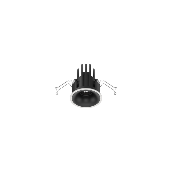 Cevon Small Darklight Slim Trim Downlight Kit White, Black 3000K