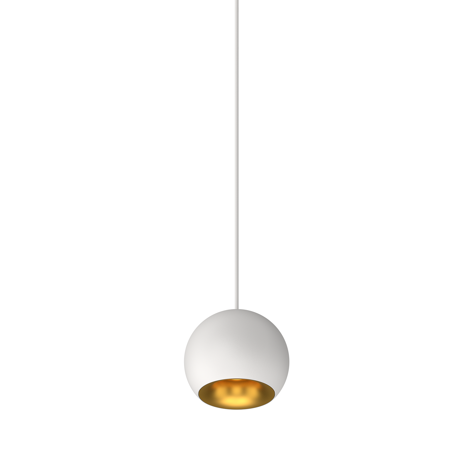 Cevon M80 Type 25 Dark Art Pendant Spot White, Gold 2700K