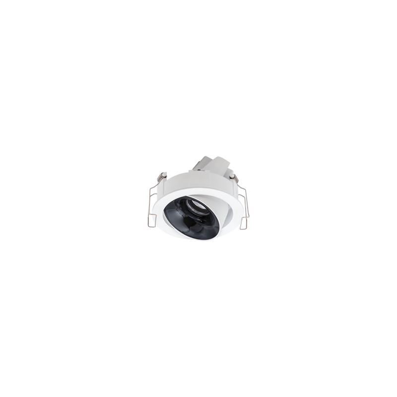 Cevon Dark Art Tilt/Rotate Small Downlight White, High Gloss Black 3K