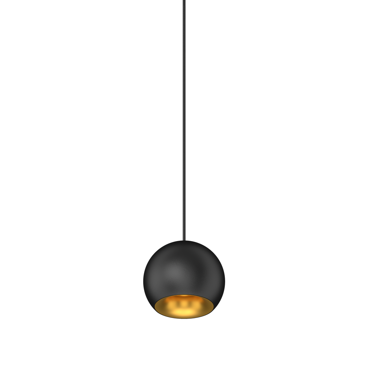 Cevon M80 Type 25 Dark Art Pendant Spot Black, Gold 3000K