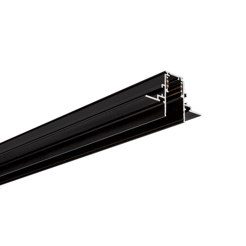 48V DC Track Recessed - Deep 2M Black