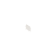 End Cap - Standard Surface Mount White