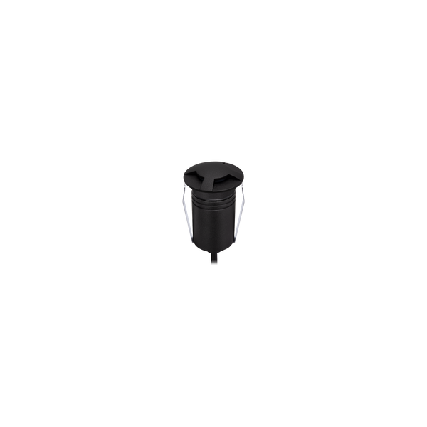 Exterior Recessed 3-Way Dimmable Black 3000K