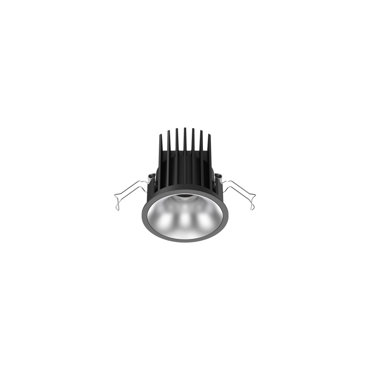 Cevon Medium Darklight Slim Trim Downlight Kit Black, Silver 3000K