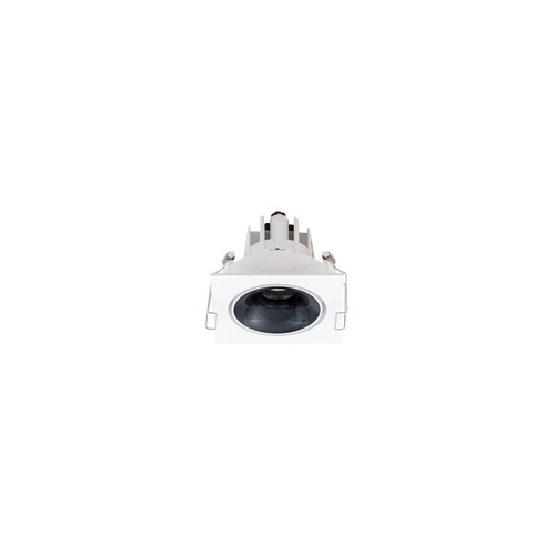 Cevon Tilt/Rotate Square Sml Downlight Kit White, High Gloss Black 3K