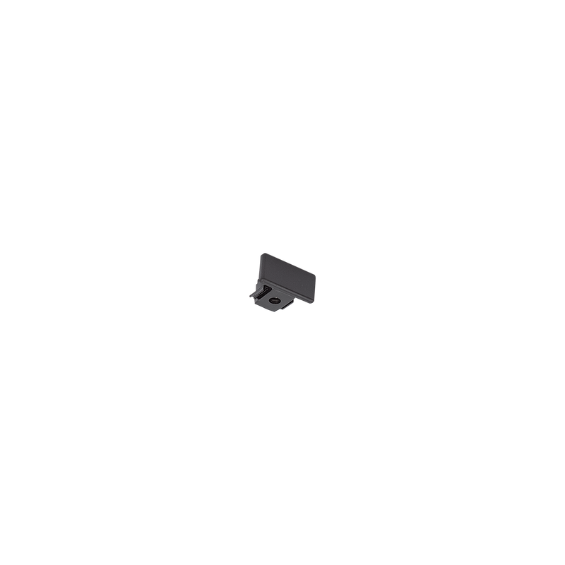 Track 1 Circuit End Cap Black
