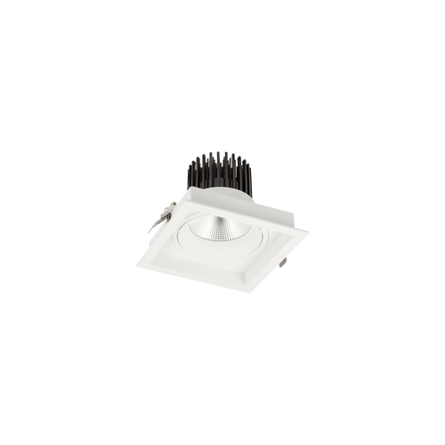 Cevon Box XL Tilt/Rotate Downlight Kit White 3000K