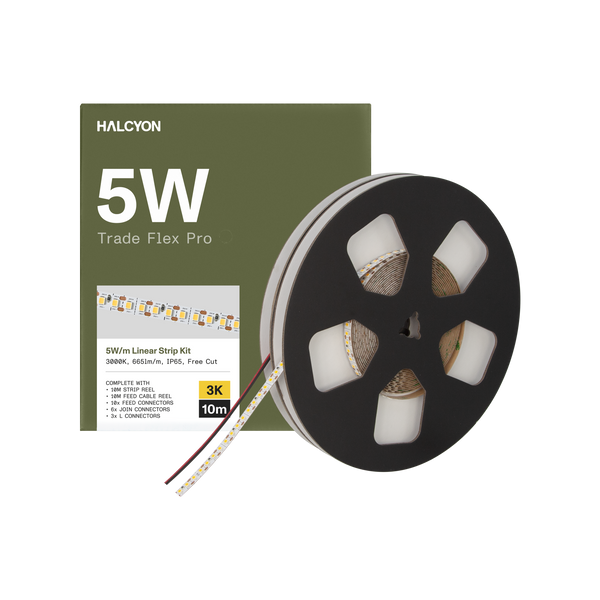 5W/m 3000K Trade Flex Pro Tape - 10m Trade Kit