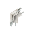 Recessed Deep L Profile Connector Up/Down (Vertical) White