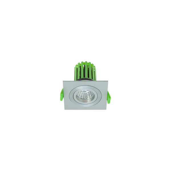 Tilt / Rotate Downlight Kit Brushed Aluminium 3000K