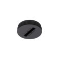 Track 3 Circuit Ceiling Mt Adaptor Spot/Flood Black