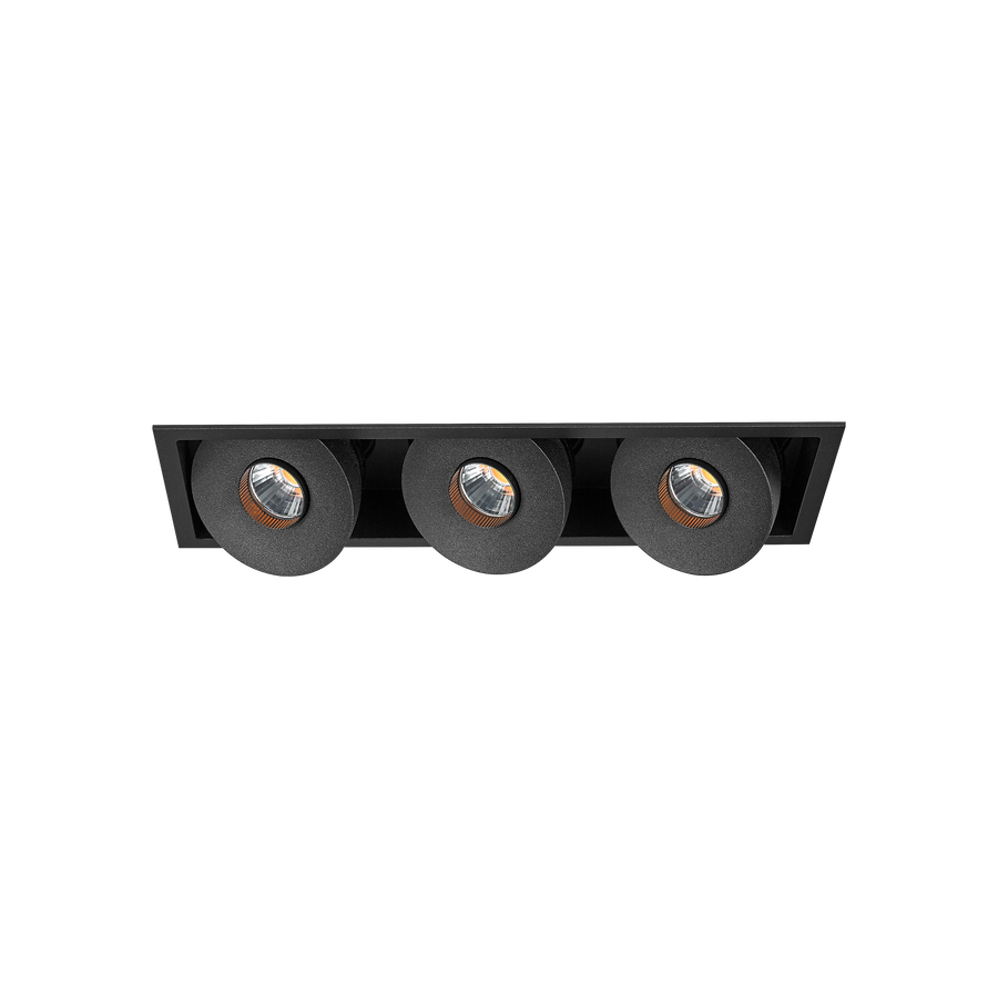 Sophia Mini Triple Tilt/Rotate Downlight Kit Black 3000K