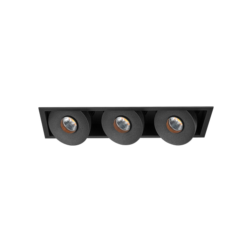 Sophia Mini Triple Tilt/Rotate Downlight Kit Black 3000K
