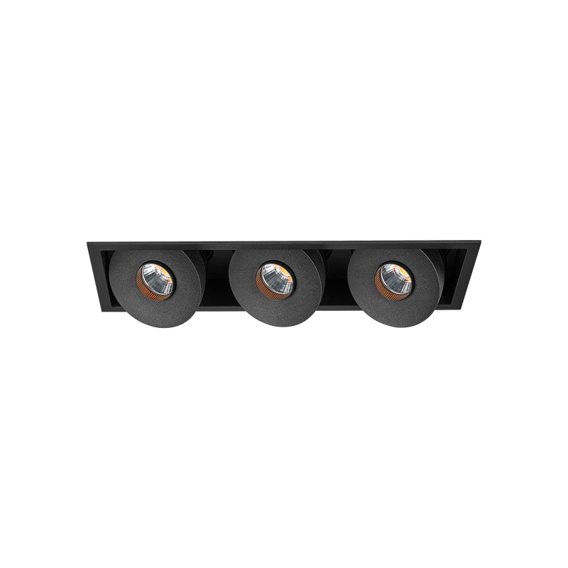 Sophia Mini Triple Tilt/Rotate Downlight Kit Black 3000K