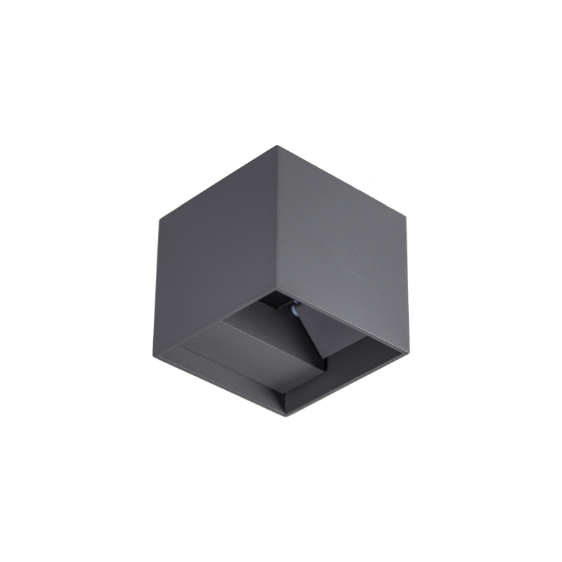 Cube Two Way Adjustable Small Matt Textured Charcoal 3000K