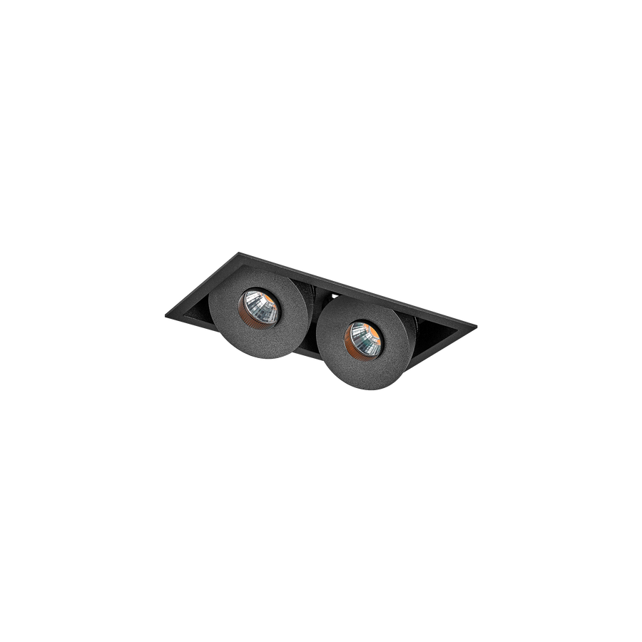 Sophia Mini Double Tilt/Rotate Downlight Kit Black 3000K