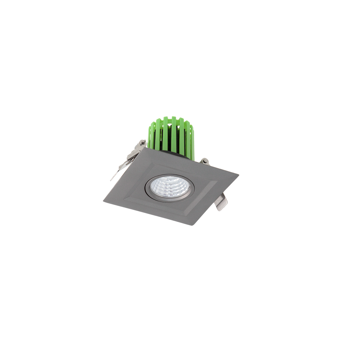 316 STS Square Smart Tilt Downlight Kit Silver 3000K