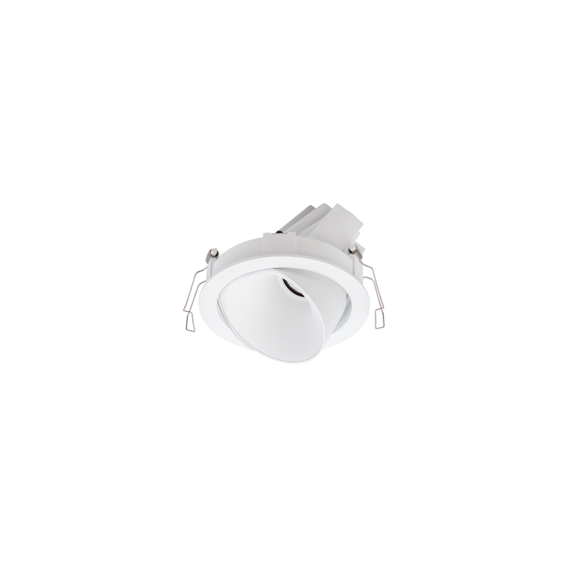 Cevon Dark Art Tilt/Rotate Medium Downlight Kit White 3000K