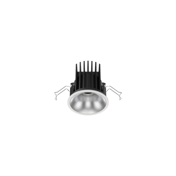 Cevon Medium Darklight Slim Trim Downlight Kit White, Silver 3000K