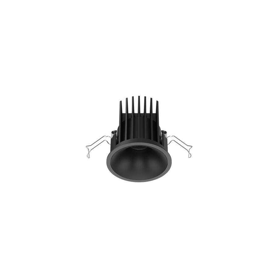 Cevon Medium Darklight Slim Trim Downlight Kit Black 4000K