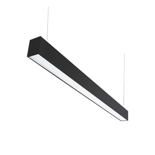 1200mm Everline Individual Direct/Indirect Black 3000K