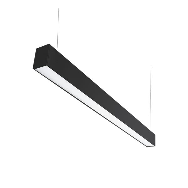 1200mm Everline Individual Direct/Indirect Black 3000K
