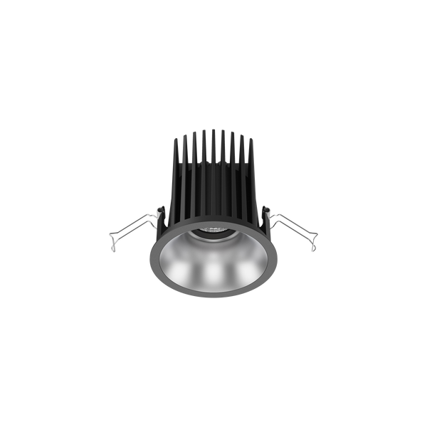 Cevon Large Darklight Slim Trim Downlight Kit Black, Silver 3000K
