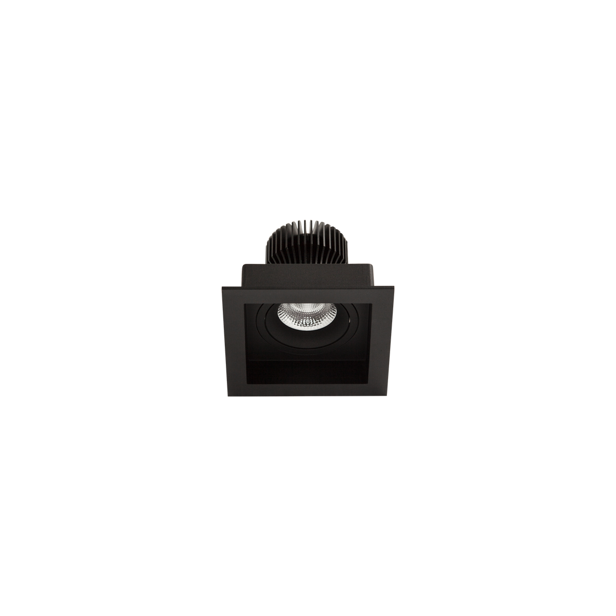 Cevon Box Tilt/Rotate Downlight Kit Black 3000K