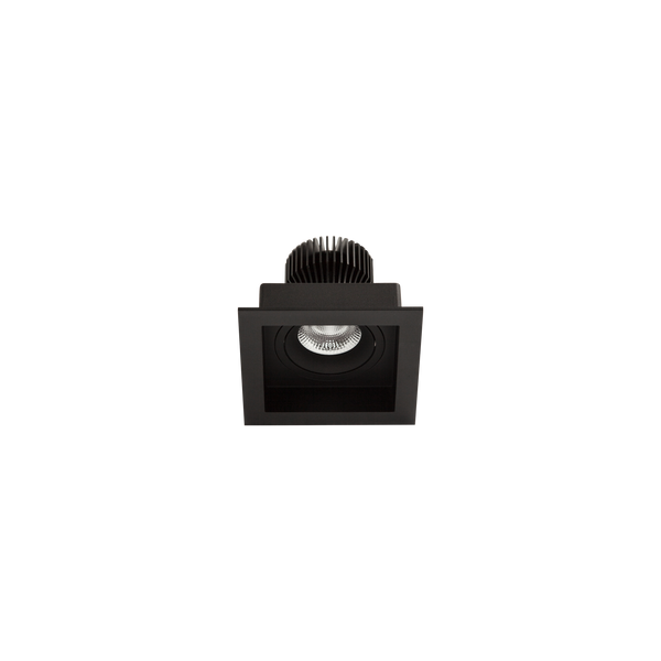 Cevon Box Tilt/Rotate Downlight Kit Black 3000K
