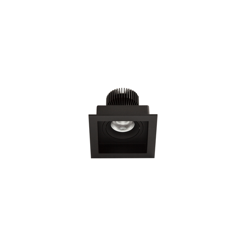 Cevon Box Tilt/Rotate Downlight Kit Black 3000K