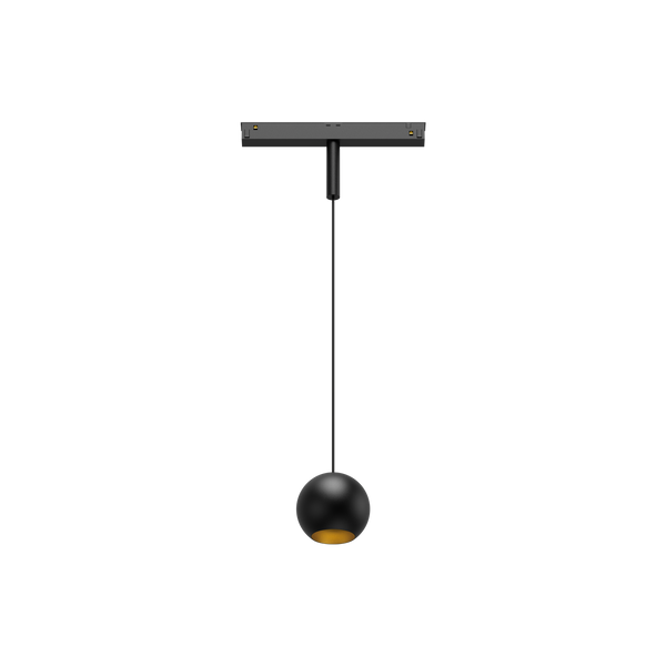 Cevon T8 48V Track Pendant Sphere Black, Gold