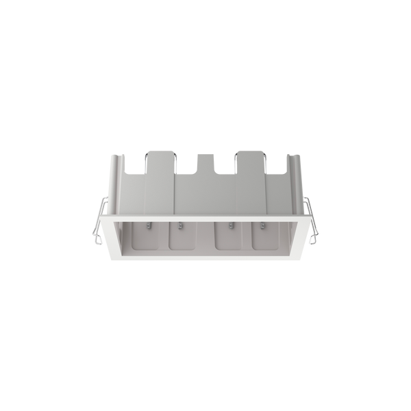 Cevon Type Recessed Rectangular Double Frame for M81 White