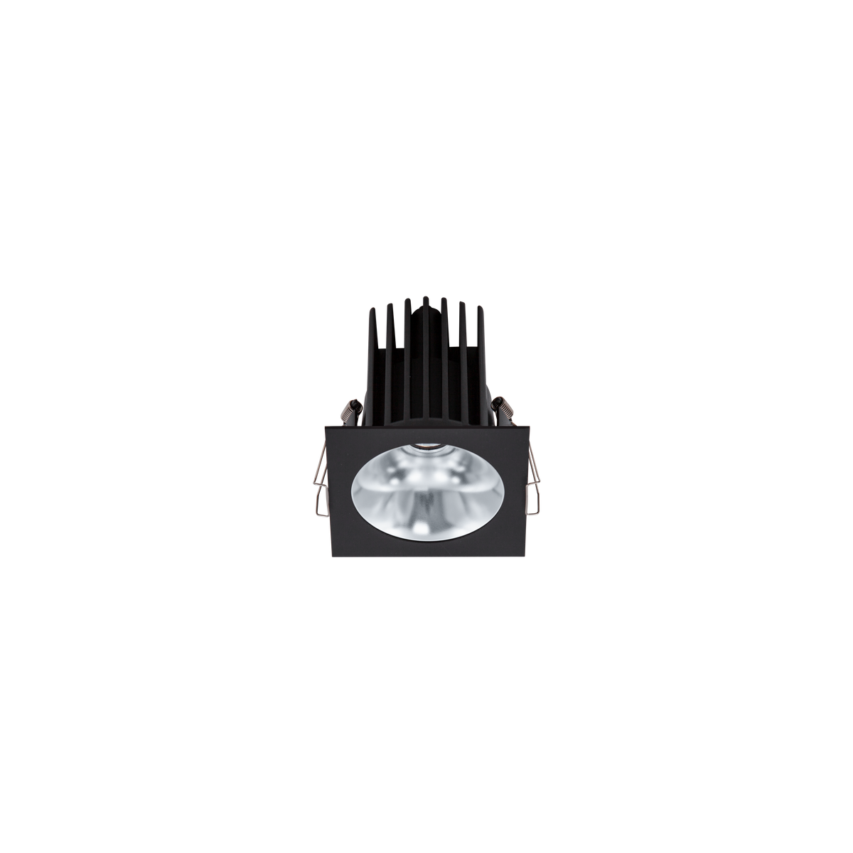 Cevon Dark Art Square Medium Downlight Kit Black, Silver 3000K