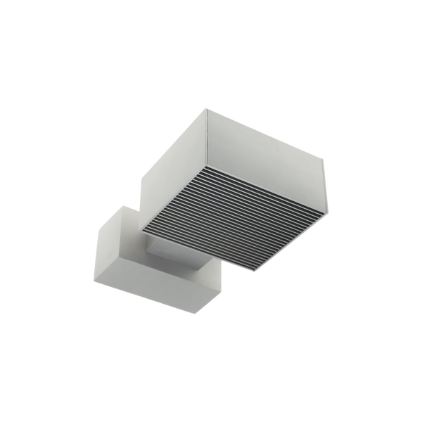 18W Single Spot Architectural Surface Mount Silver 3000K