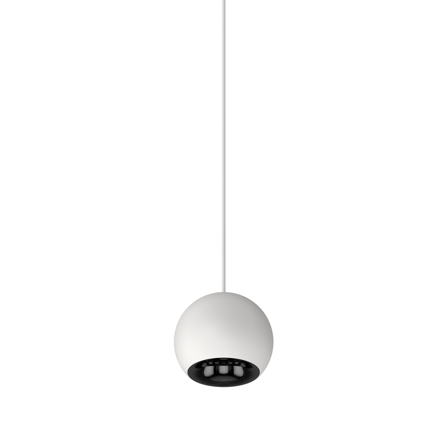 Cevon M80 Type 25 Dark Art Pendant Spot White, High Gloss Black 3000K
