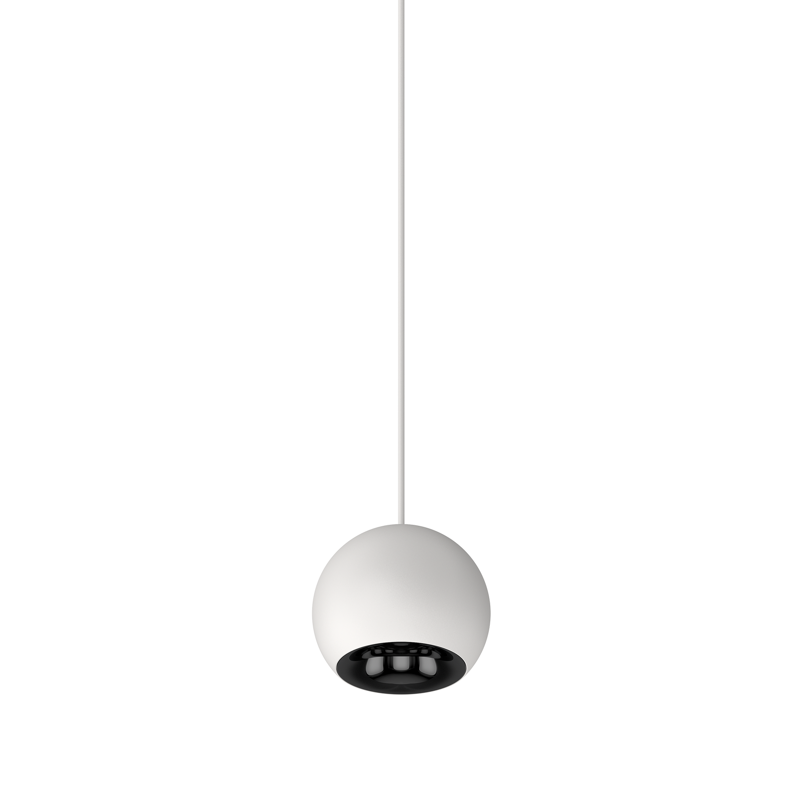 Cevon M80 Type 25 Dark Art Pendant Spot White, High Gloss Black 3000K