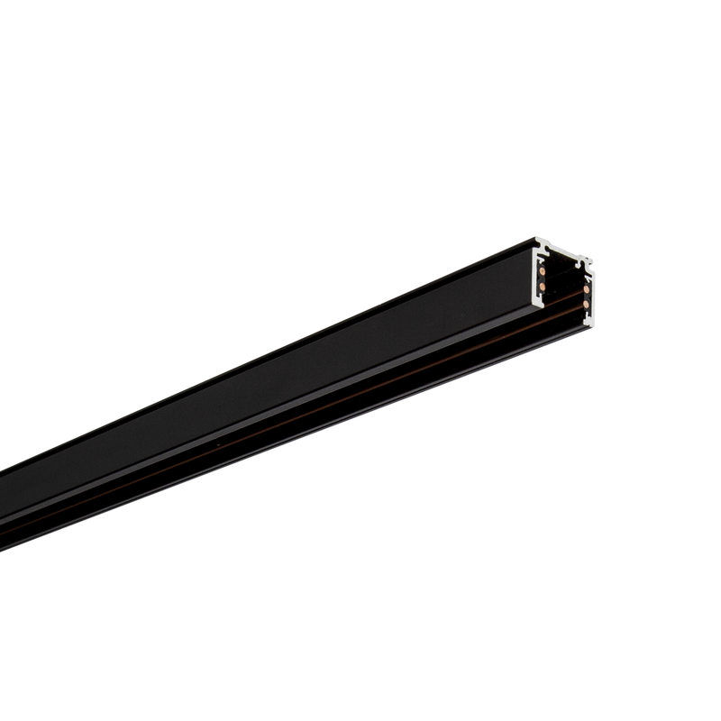 48V DC Track Surface Mount - Standard 1M Black