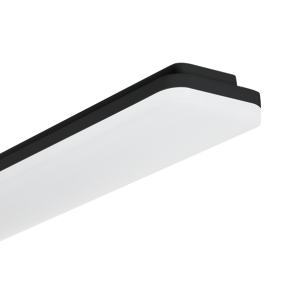 Ledeshi 900mm Slice Long Dual Wattage Batten Black 3000K / 4000K