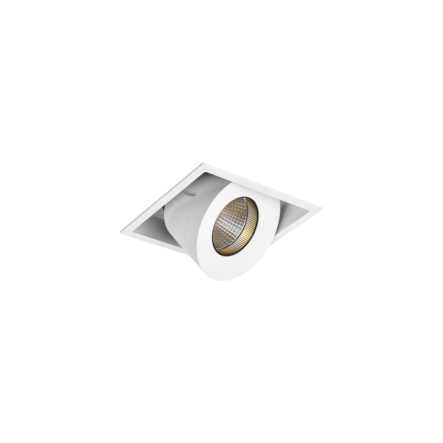 Sophia Square Tilt/Rotate Large Downlight Kit White 4000K