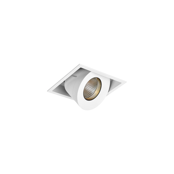 Sophia Square Tilt/Rotate Large Downlight Kit White 4000K