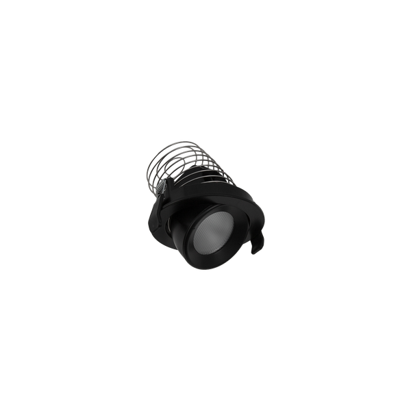 13W Tilt / Rotate Downlight Kit Black 4000K