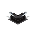 Recessed Deep L Profile Connector Left (Horizontal) Black
