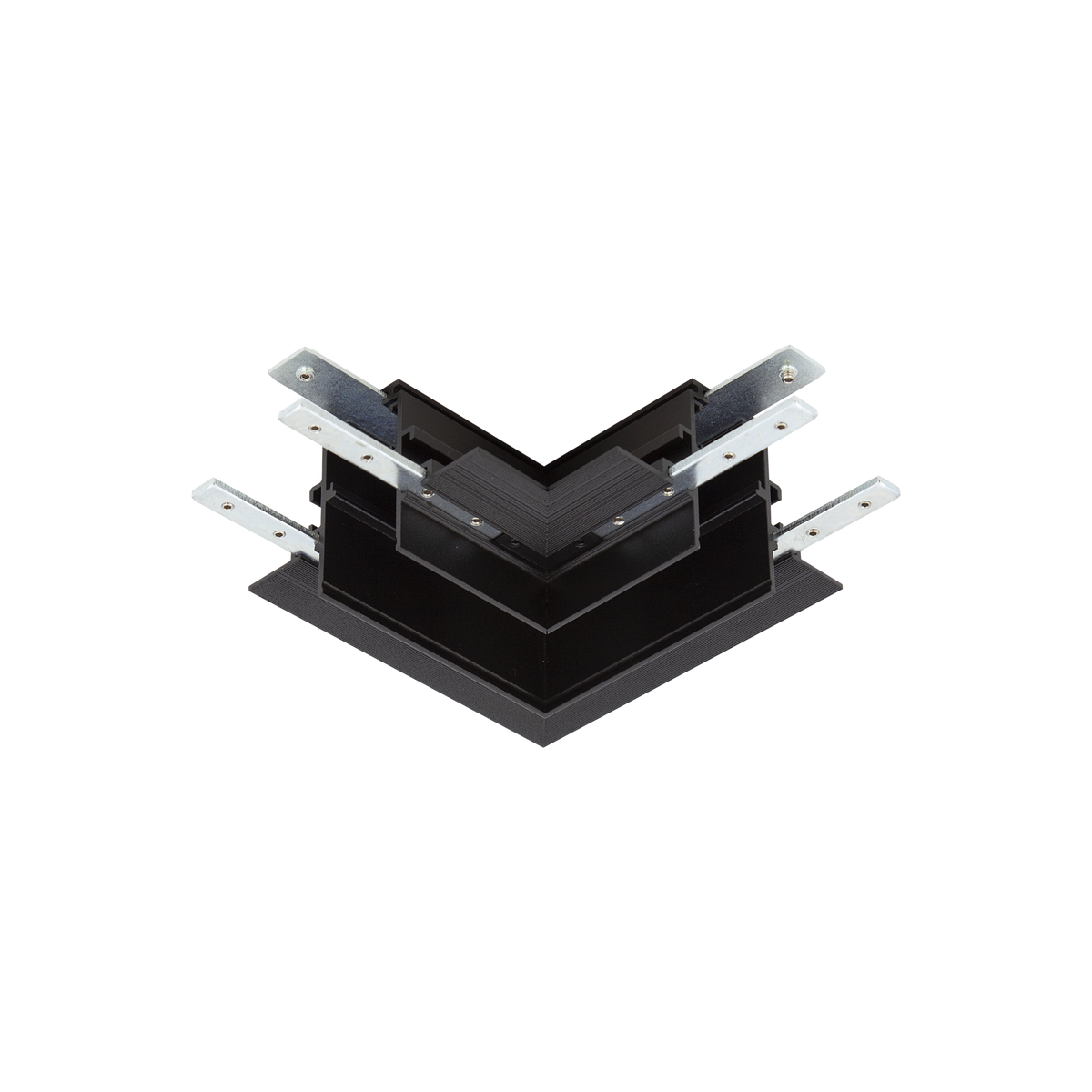 Recessed Deep L Profile Connector Left (Horizontal) Black
