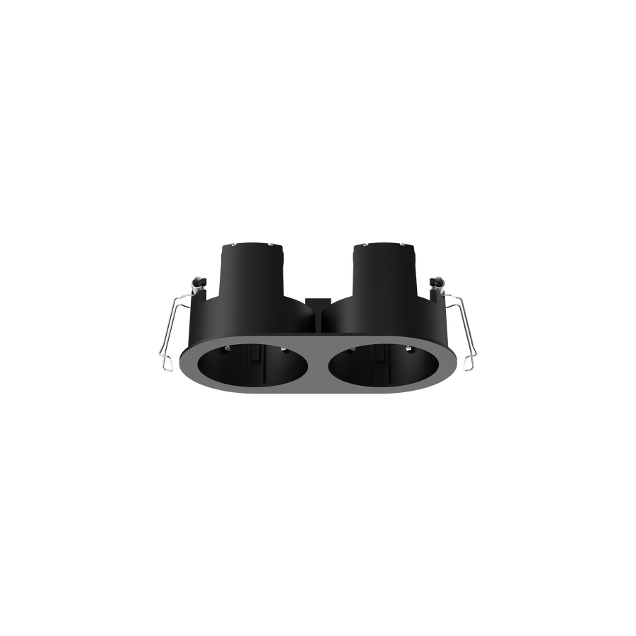 Cevon Type Recessed Oval Double Frame for M60 Black