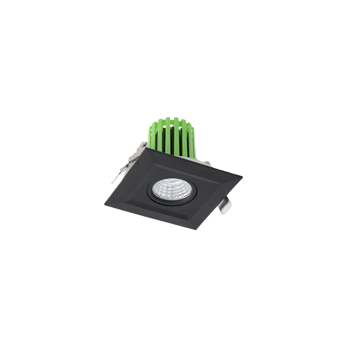 316 STS Square Smart Tilt Downlight Kit Black 3000K