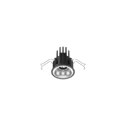 Cevon Small Darklight Slim Trim Downlight Kit Black, Silver 3000K