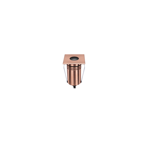 Exterior Recessed Square Standard Up or Down Dimmable Copper 3000K 19°